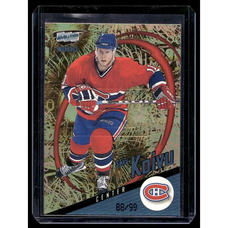 1999-00 Pacific Revolution - Shadow Series - Saku Koivu #75 /99