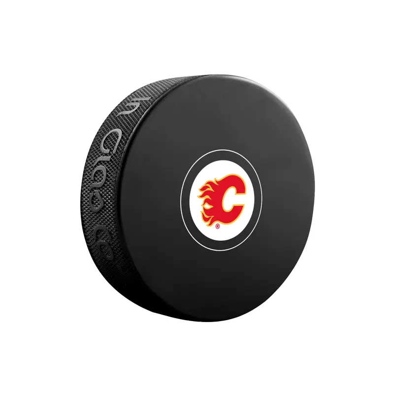 NHL Calgary Flames Official Autograph Souvenir Hockey Puck
