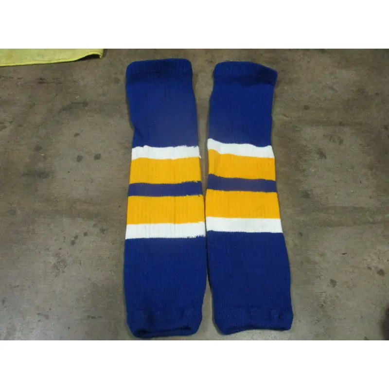 Used Junior Hockey Socks Royal / Gold / White
