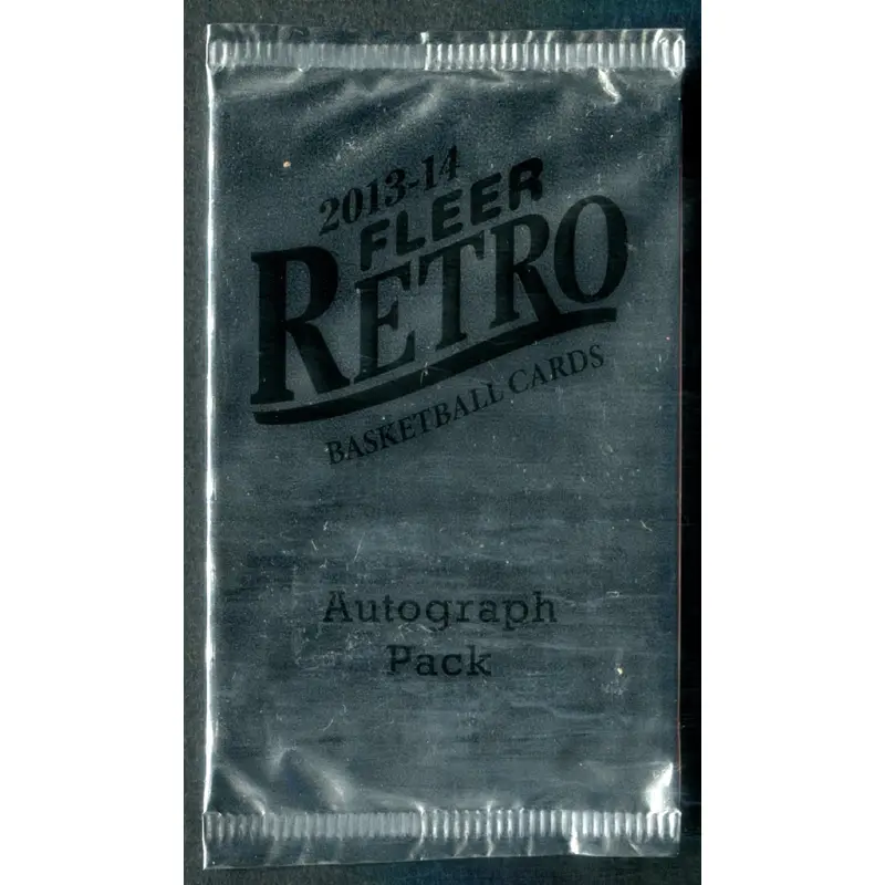 2013/14 Upper Deck Fleer Retro Basketball Autograph Unopened Pack (3)