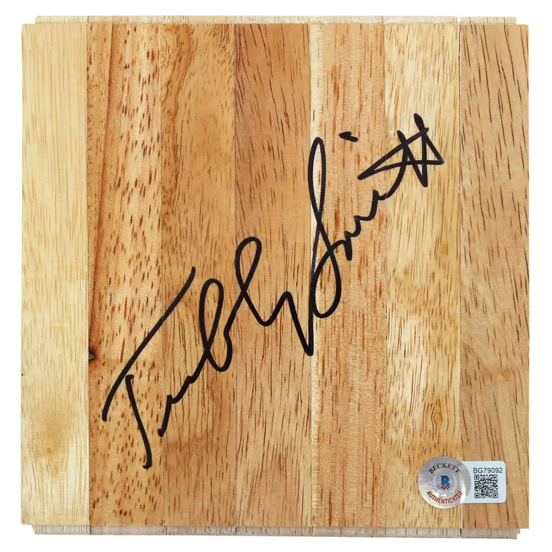 Kentucky Tubby Smith Authentic Signed 6x6 Floorboard Autographed BAS #BG79092