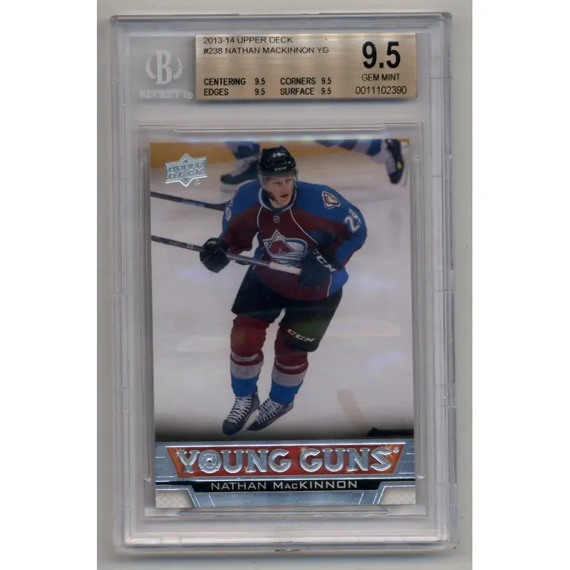 Nathan MacKinnon 2013-14 Upper Deck Young Gun #238 BGS 9.5 Gem Mint