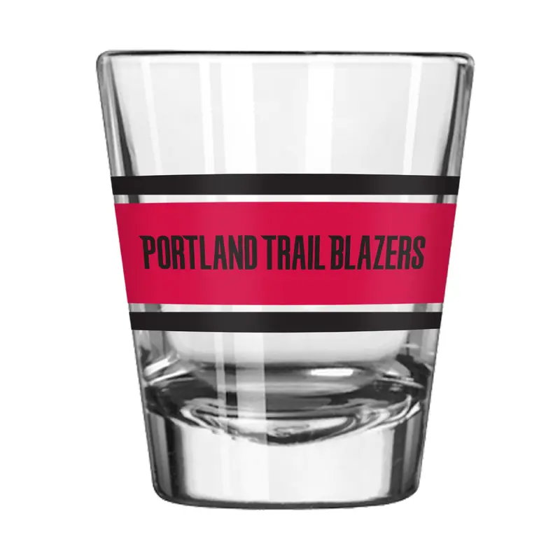 Portland Trail Blazers 2oz Stripe Shot Glass