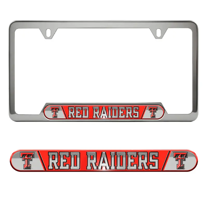 Texas Tech University Embossed License Plate Frame