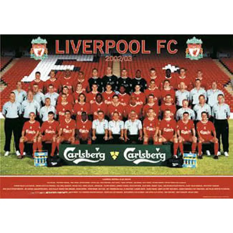 Liverpool FC Official Team Portrait 2002/03 Poster - GB Posters