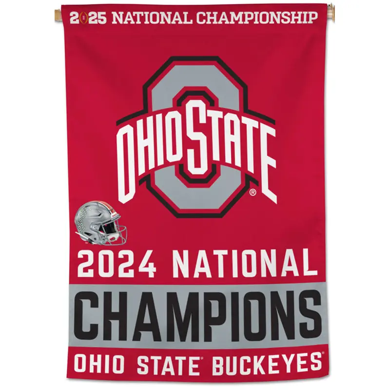 Ohio State Buckeyes 2024 NCAA Football Champions Official 28x40 Wall BANNER - Wincraft