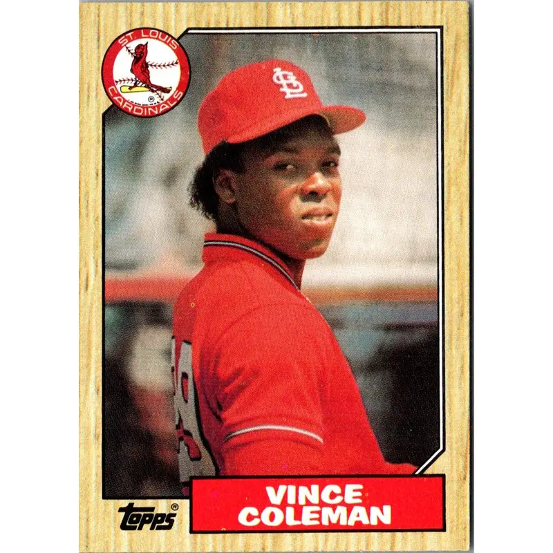 1987 Topps Vince Coleman #590