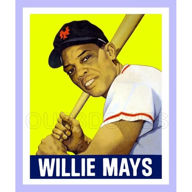 Willie Mays 1948 Leaf Custom Card - 3958