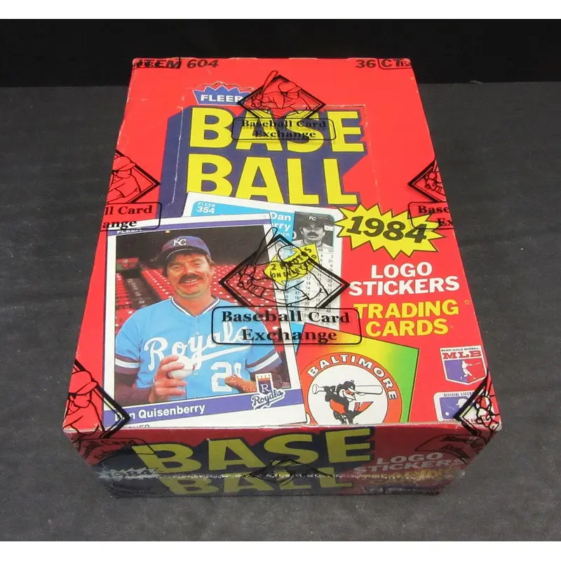 1984 Fleer Baseball Unopened Wax Box