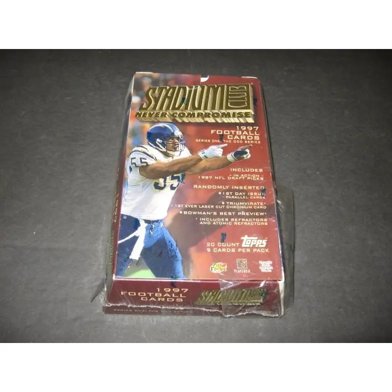 1997 Topps Stadium Club Football Series 1 Box (Retail) (20/9)