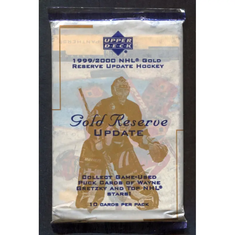 1999/00 Upper Deck Gold Reserve Update Hockey Unopened Pack (10)