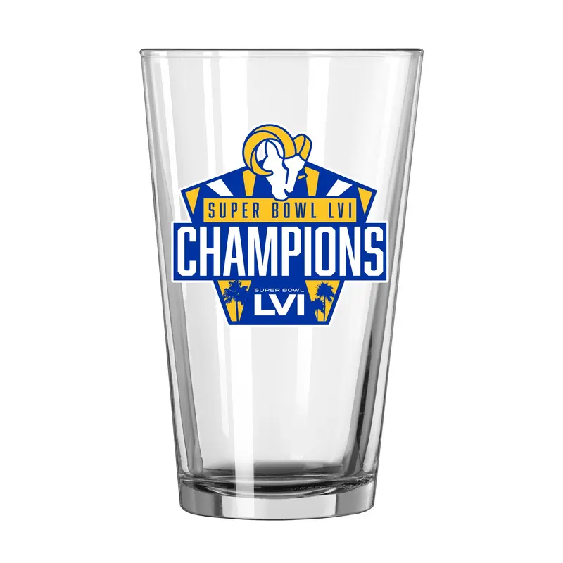 LA Rams 16oz SB Champions Pint Glass