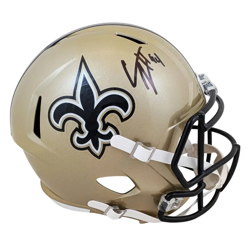 Saints Cameron Jordan Authentic Signed Full Size Speed Rep Helmet BAS Witnessed