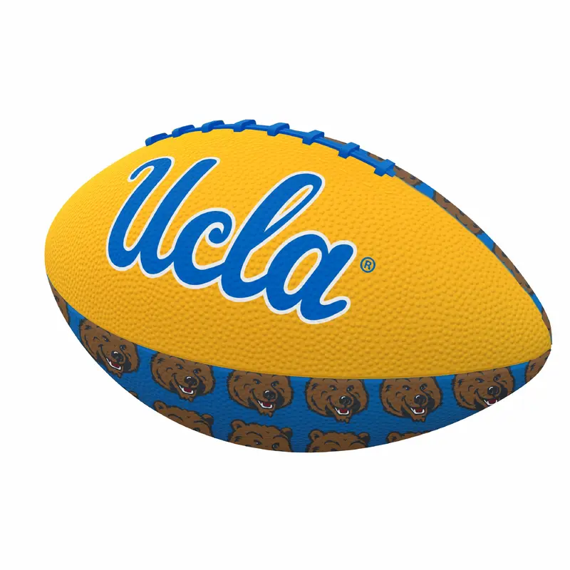 UCLA Repeating Mini-Size Rubber Football