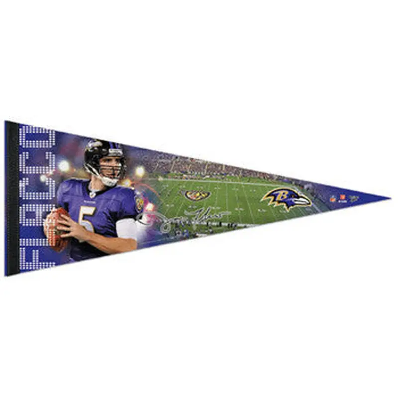 Joe Flacco "Signature" Premium Felt Collector's Pennant - Wincraft