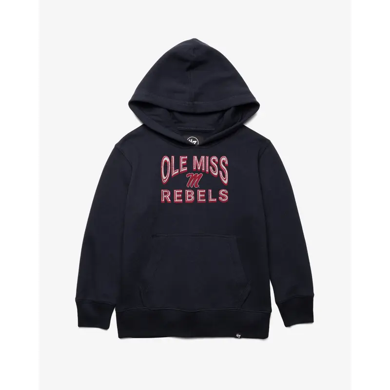MISSISSIPPI REBELS FAN OUT '47 HEADLINE HOOD KIDS
