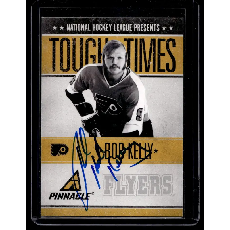 2010-11 Panini Pinnacle - Tough Times Autographs - Bob Kelly #BK /250