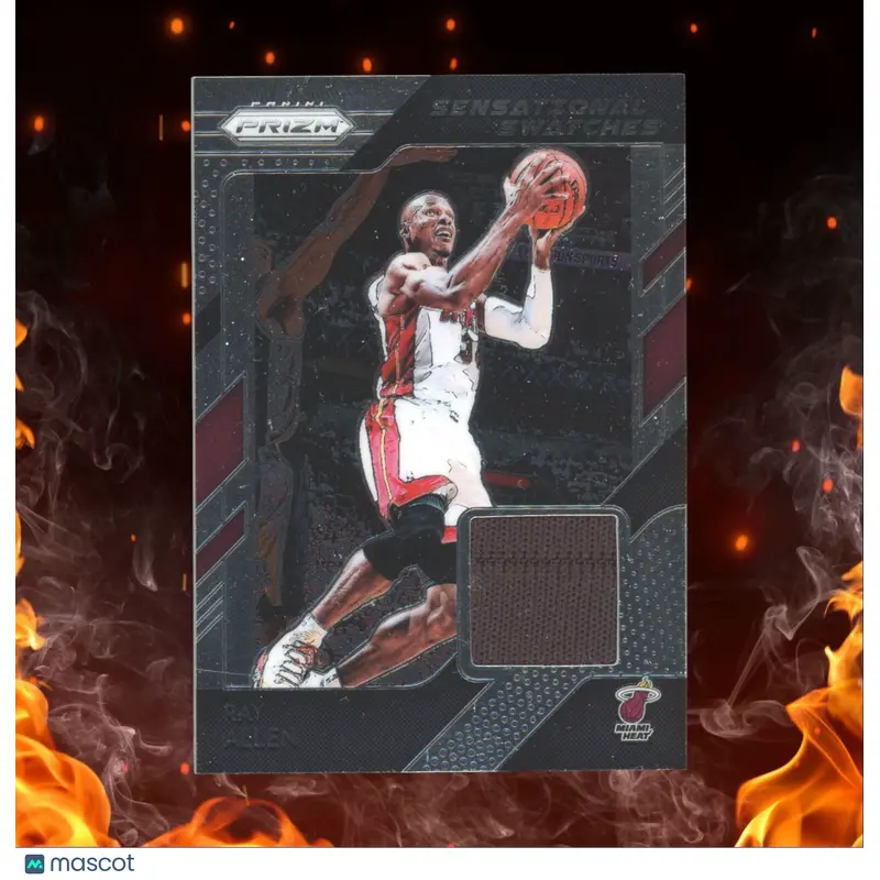 2018-19 Panini Prizm Ray Allen Sensational Swatches Jersey #10