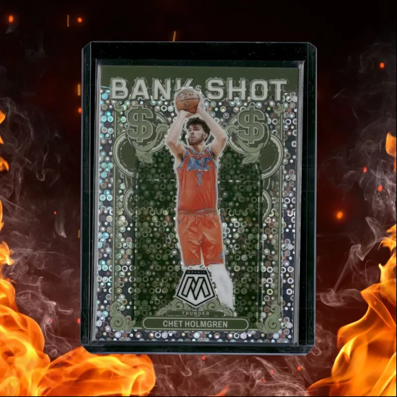 2023-24 Panini Mosaic Chet Holmgren Bank Shot Fast Break Prizm #15