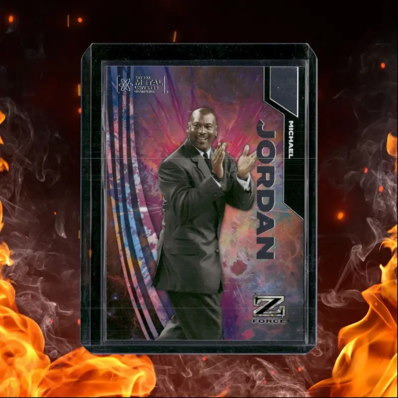 2024-25 Skybox Metal Universe Champions Michael Jordan Z-Force #Z-23