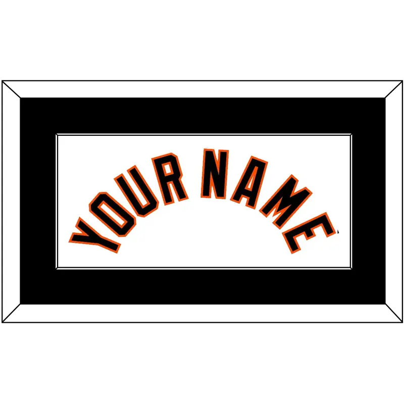 Baltimore Name - Home White (1998-2003) - Single Mat 2
