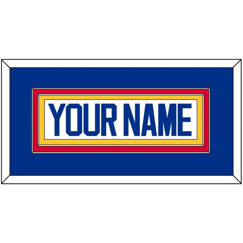 St. Louis Nameplate - Home White (1995-1998) - Double Mat 2