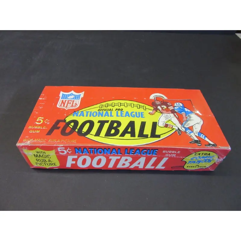 1965 Philadelphia Football 5 Cent Empty Display Box