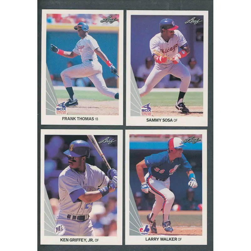 1990 Leaf Baseball Complete Set NM/MT MT (528) (23-79)