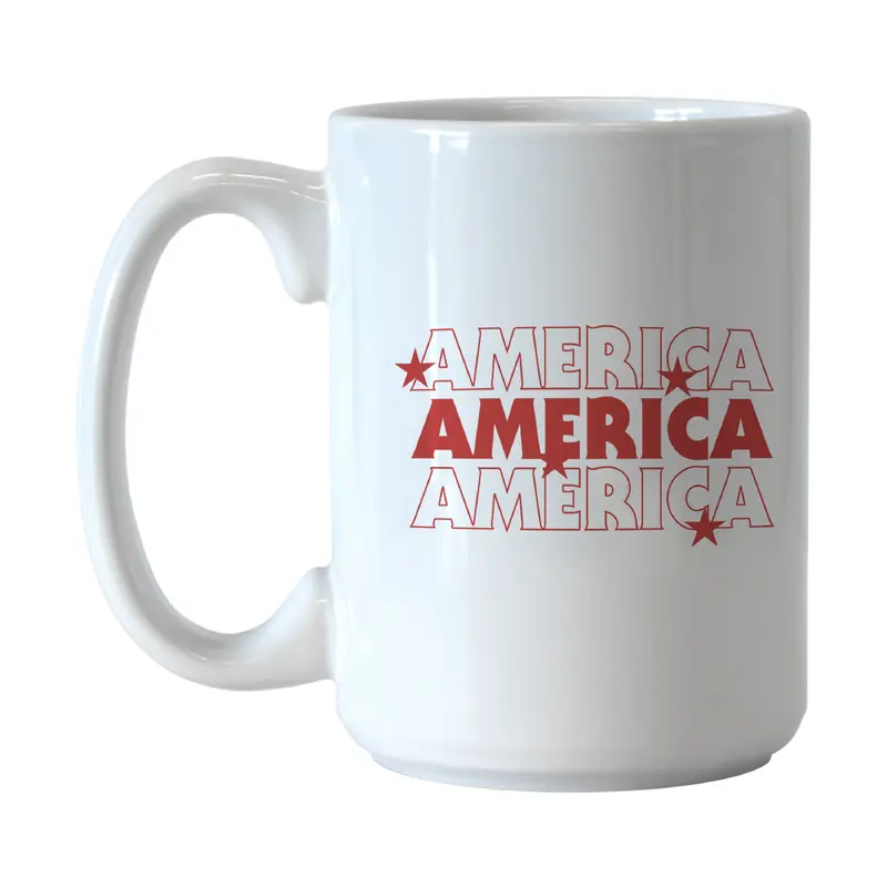 4th of July 15oz America Repeating Sublimated Mug