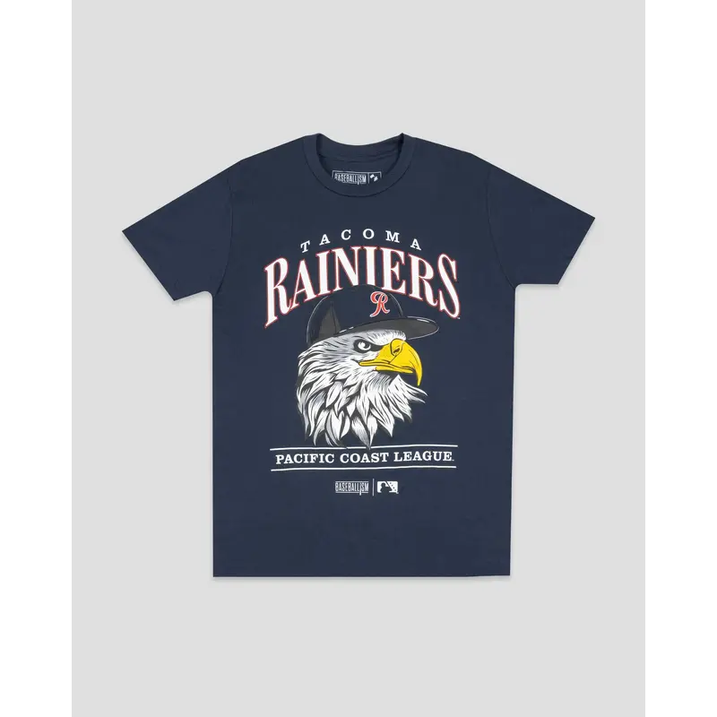 Tacoma Rainiers Baseballism Navy Eagle Tee