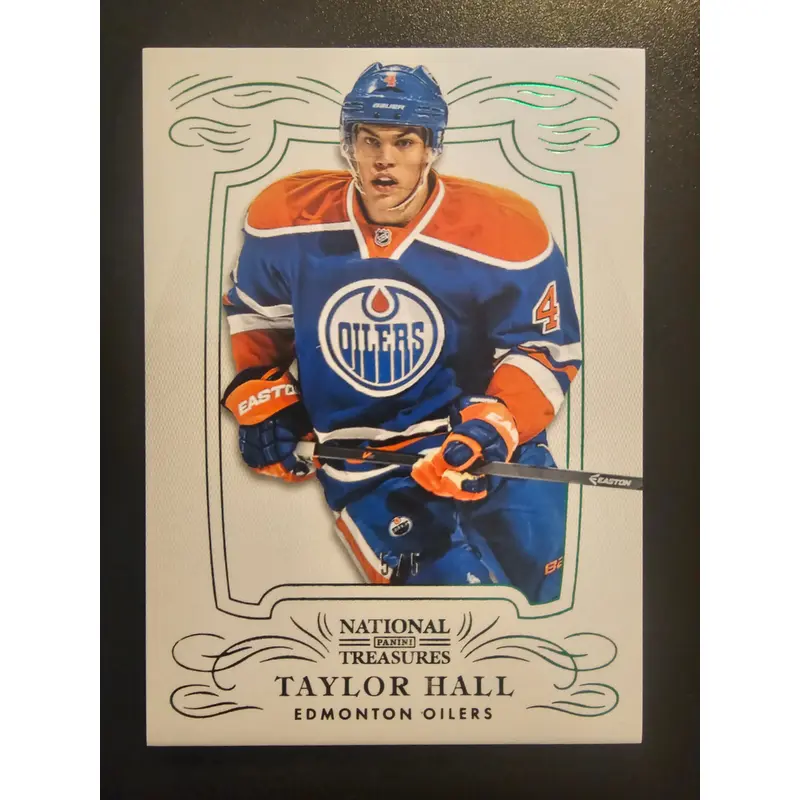 2013-14 Panini National Treasures - Emerald - Taylor Hall #4 /5