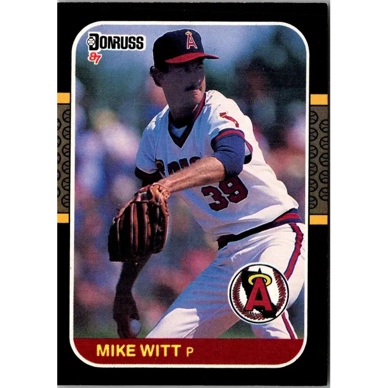 1987 Donruss Mike Witt #58