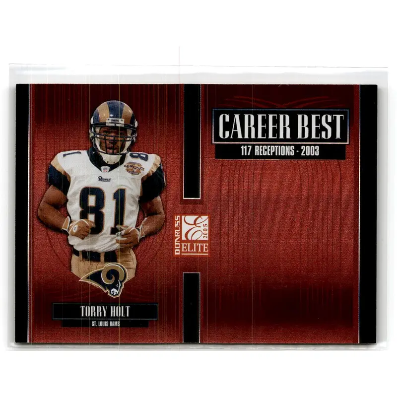 2005 Donruss Elite Career Best Red Torry Holt #CB-46 0590/1000