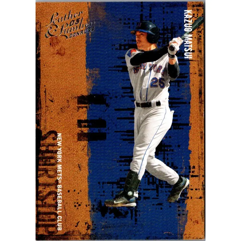 2005 Donruss Leather & Lumber Kazuo Matsui #79