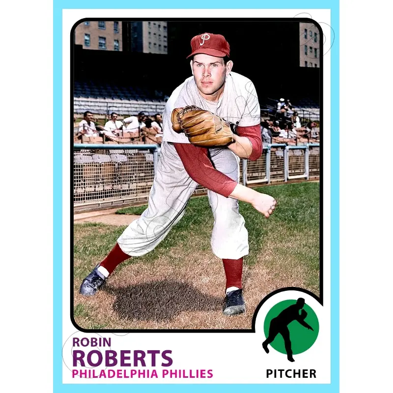Robin Roberts 1973 Topps Custom Card - 4792