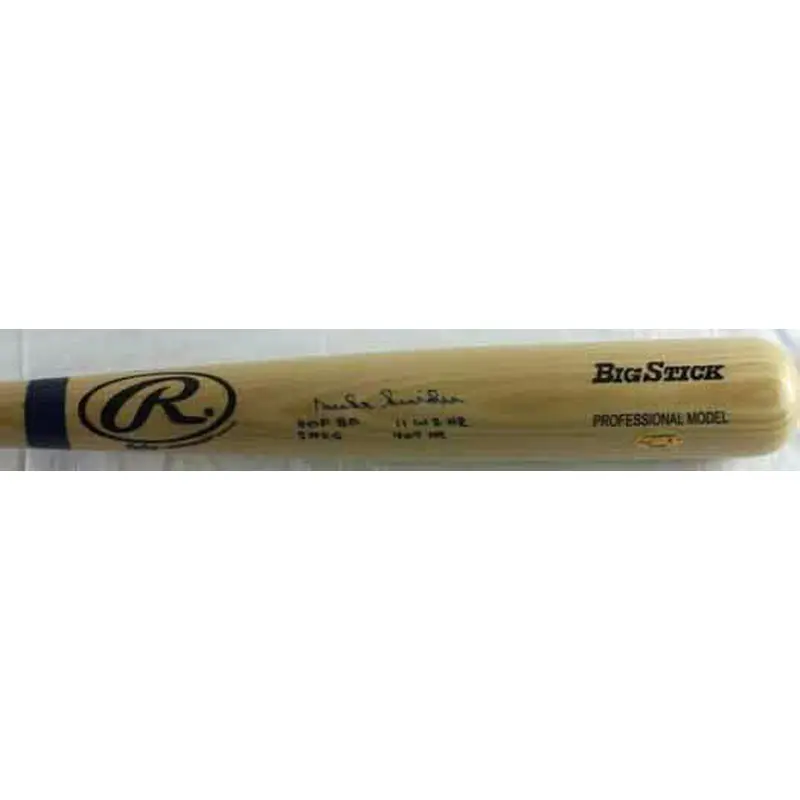 Dodgers Duke Snider 4 Inscriptions Authentic Signed Baseball Bat Rj Authentic