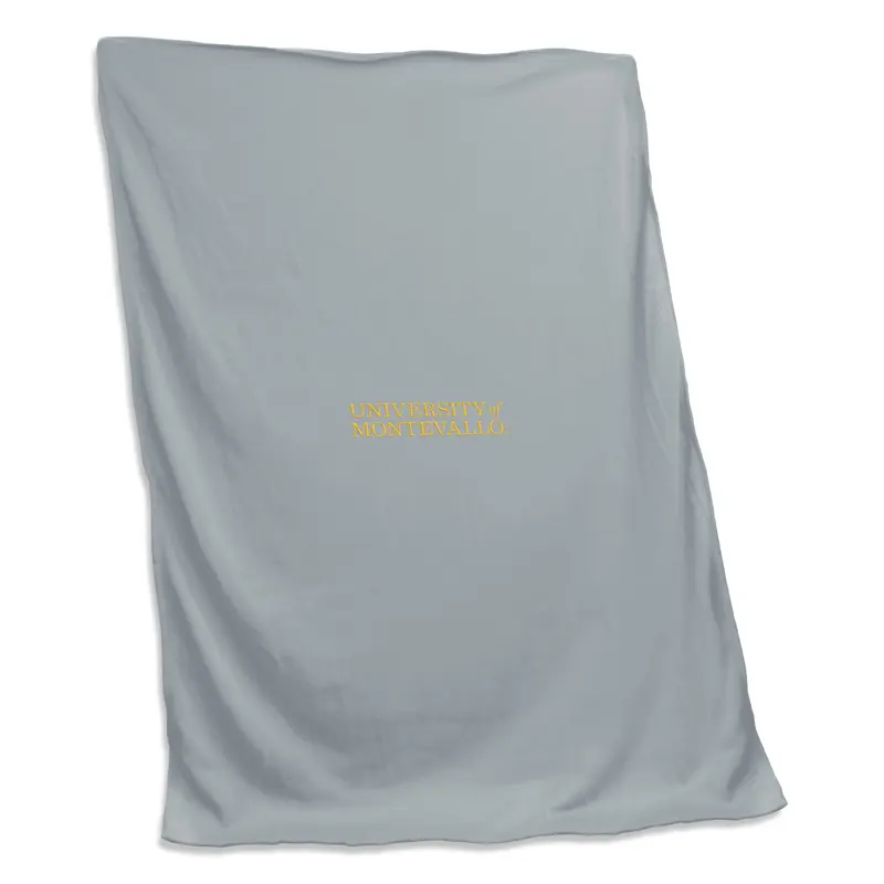 Montevallo Charcoal Screened Sweatshirt Blanket