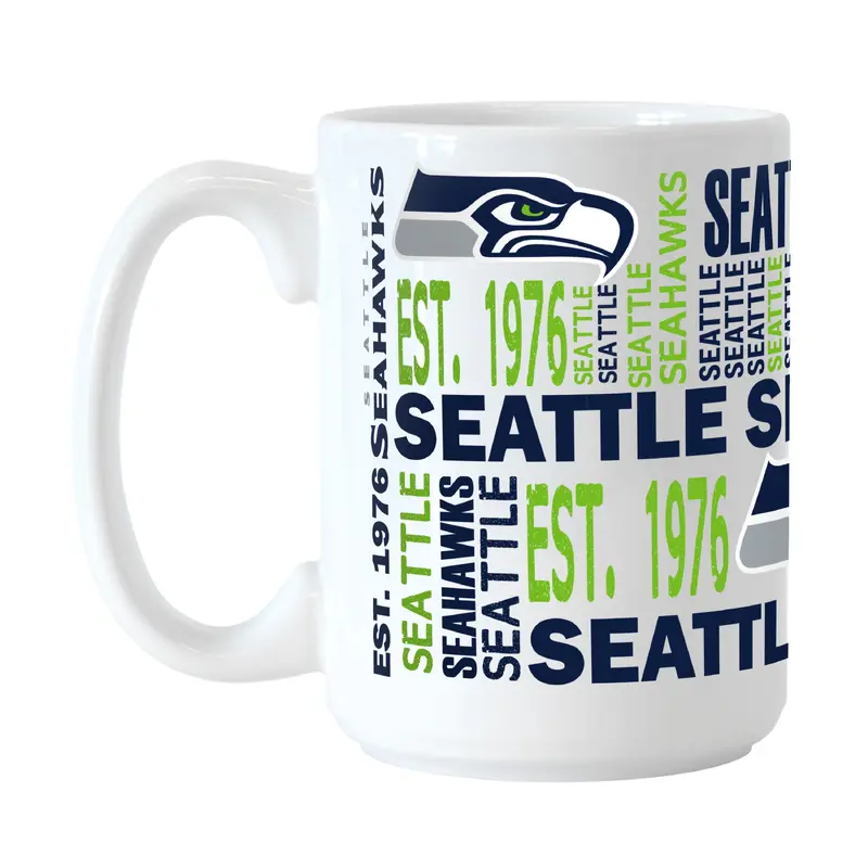 Seattle Seahawks 15oz Spirit Sublimated Mug