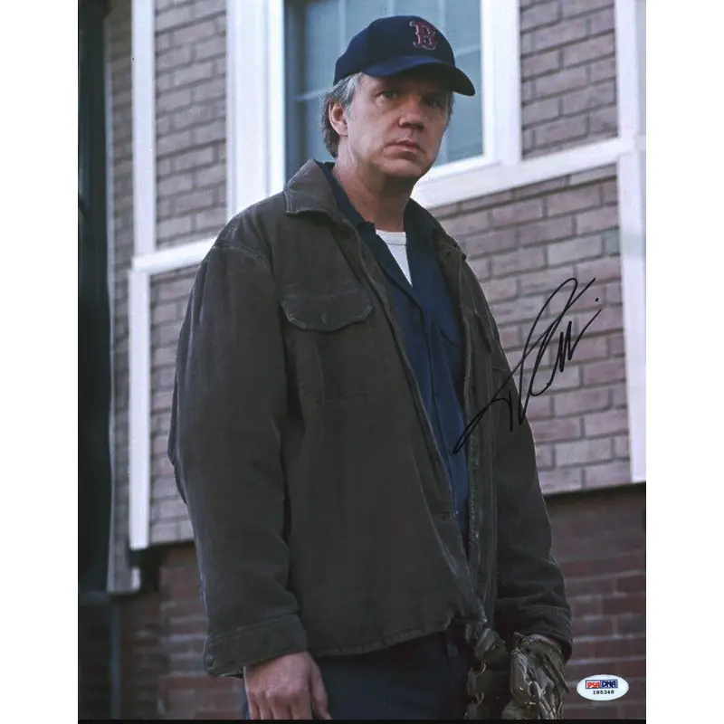 Tim Robbins Mystic River Authentic Signed 11x14 Photo Autographed PSA #I85348
