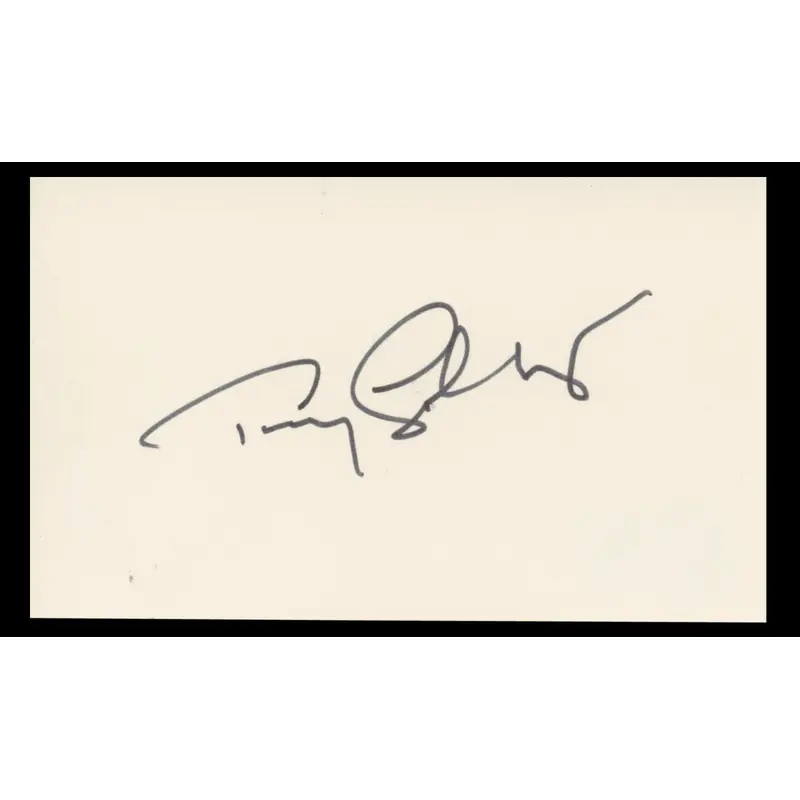 Tony Goldwyn Ghost Authentic Signed 3x5 Index Card Autographed BAS #BT01206