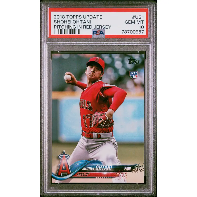 Shohei Ohtani 2018 Topps Update #US1 PSA 10 Gem Mint 0957