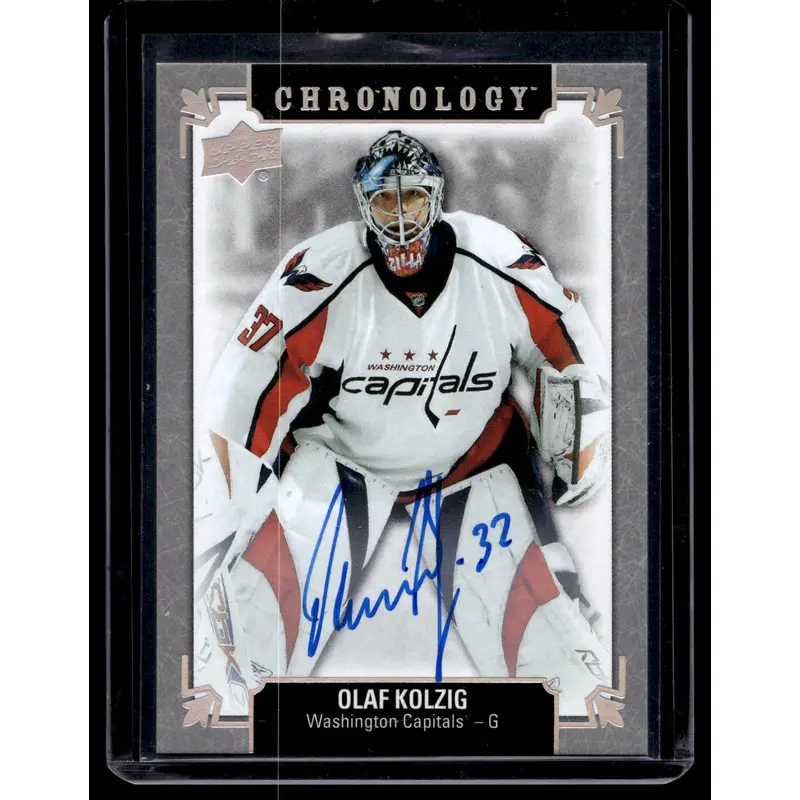2019-20 Upper Deck Chronology - Franchise History Autographs - Olaf Kolzig #FH-WA-OK