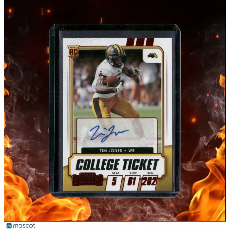 2021 Panini Contenders Draft Picks Tim Jones Rookie Auto #144