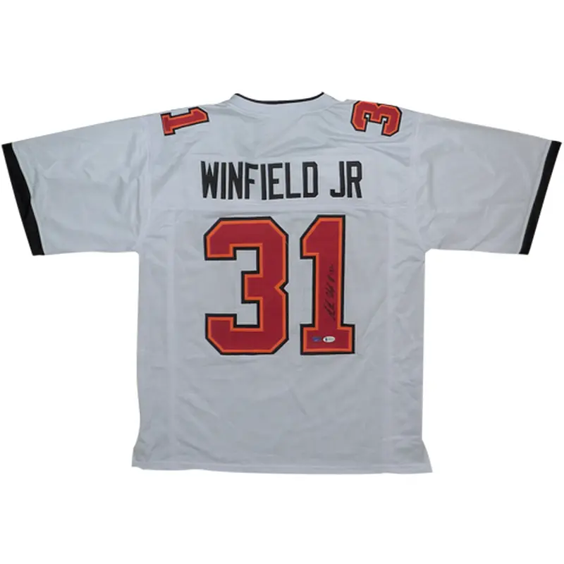 Antoine Winfield Jr Autographed Tampa Bay (White #31) Custom Jersey - BAS