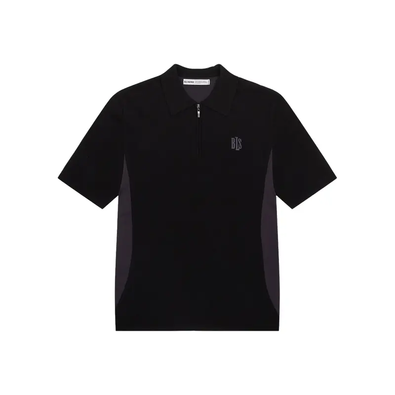 BLS - Alfredo Knit Polo - Black