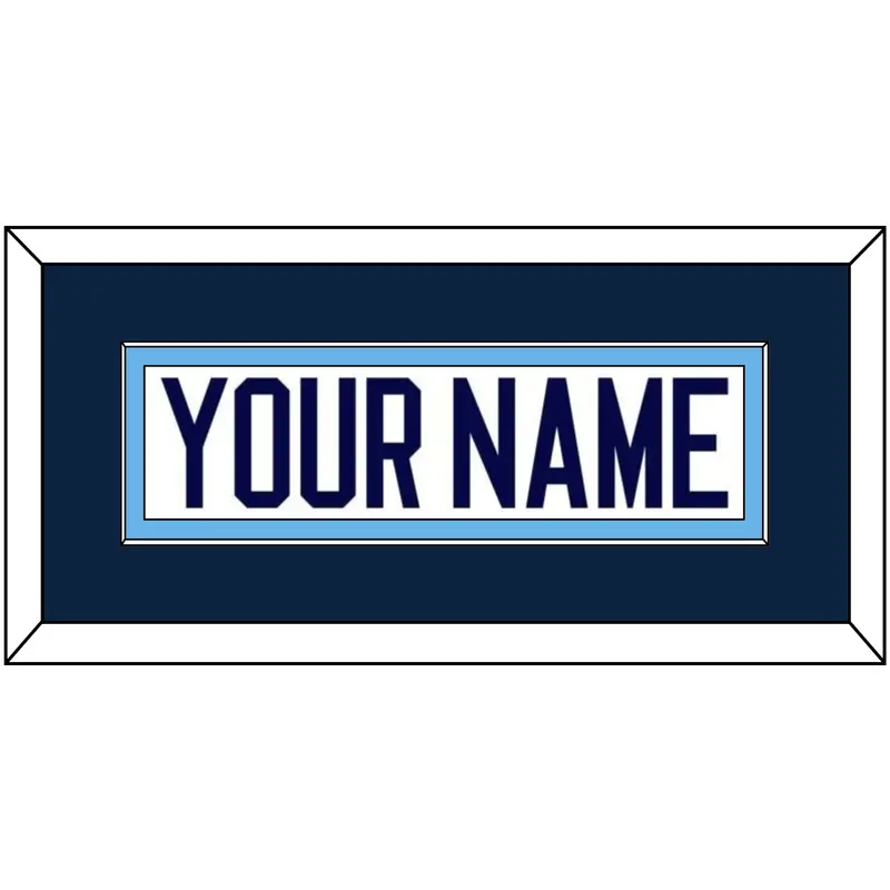 Maine Hockey Nameplate - Home White (1994-2008) - Single Mat 2