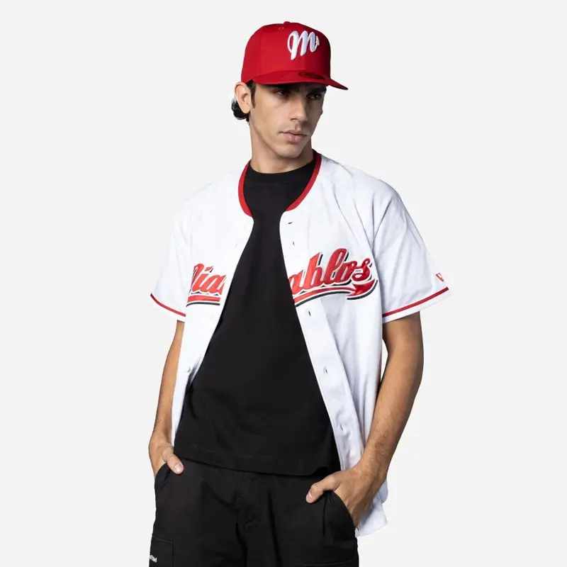 Mexico Diablos Mexico LMB On Field White On-Field Jersey
