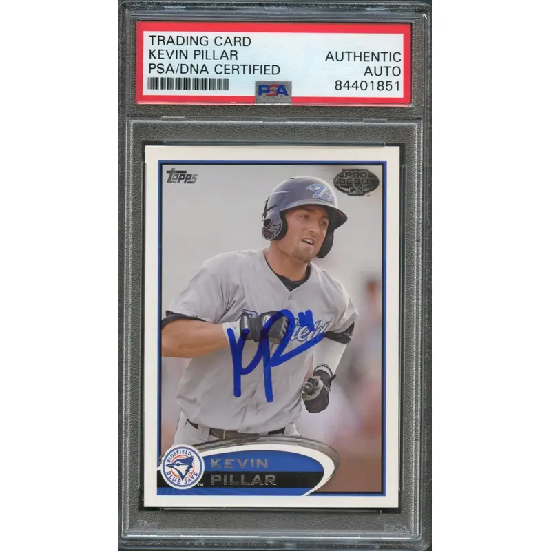 2012 Topps Pro Debut #49 Kevin Pillar Signed Card PSA Slabbed Auto Mets