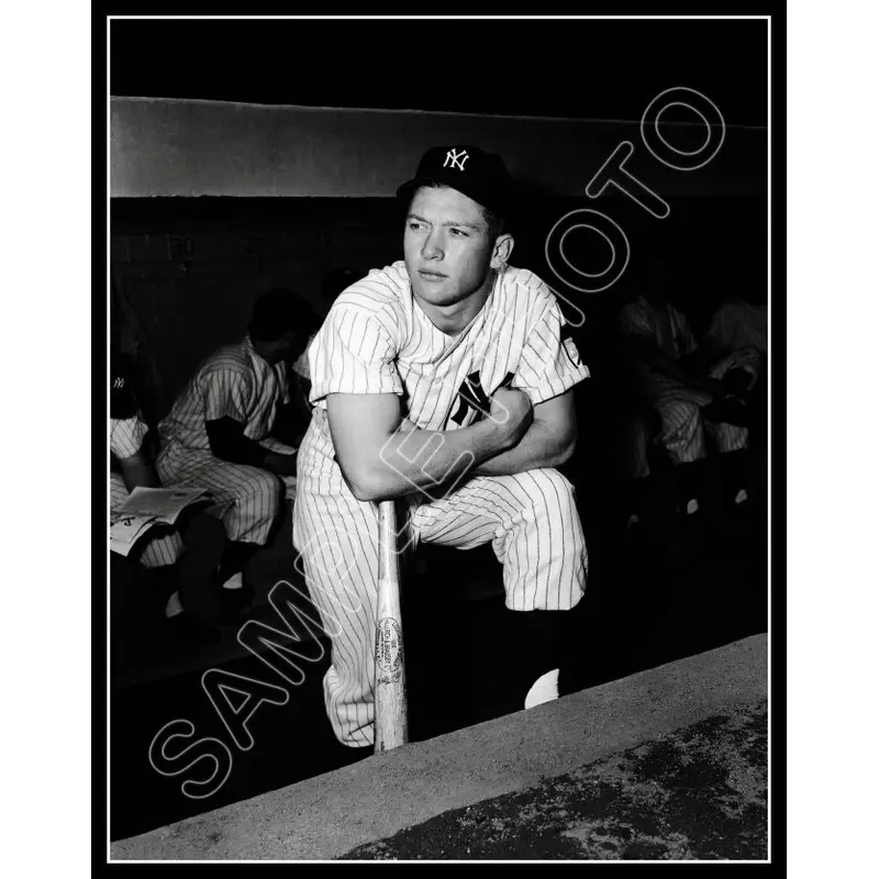 Mickey Mantle 11X14 Photo - 1951 New York Yankees Rookie - 512