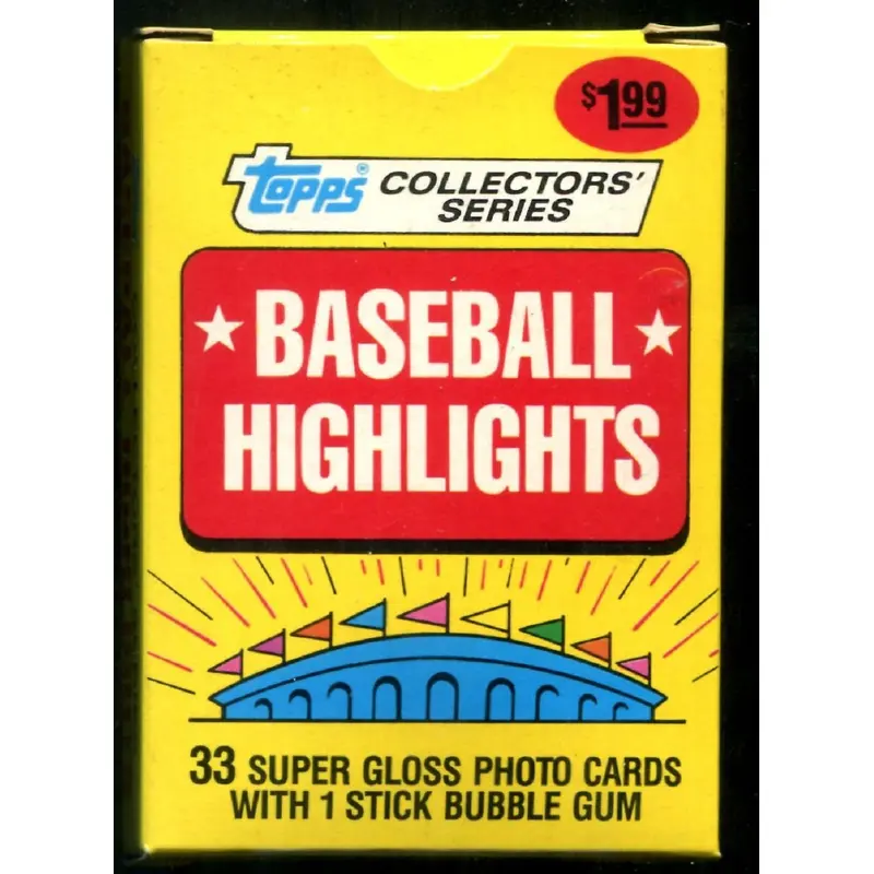 1987 Topps Baseball Highlights Factory Set